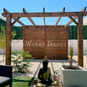 Pérgola Desplegable Manual EasyShade – Fácil Instalación y Uso