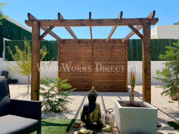 Pérgola Desplegable Manual EasyShade – Fácil Instalación y Uso