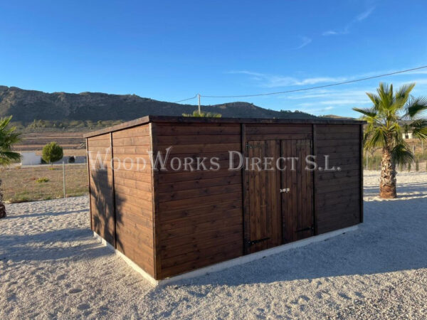 Caseta de Madera para Jardín – Almacenamiento y Estilo Natural