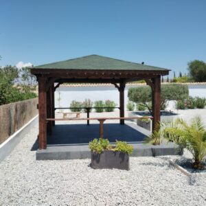 Pérgola Bioclimática SmartShade – Aluminio Premium con Sensores Automáticos