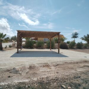 Pérgola FlexRoll – Enrollable Manual con Estructura de Aluminio