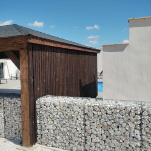 Pérgola Rústica de Madera NatureWood – Diseño Natural y Elegante